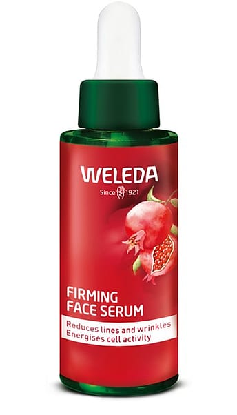 Serums ar granātābolu eļļu un makas peptīdiem sejas ādas tvirtumam