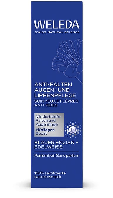 Blue Gentian & Edelweiss nostiprinošs krēms acu un lūpu kontūrai