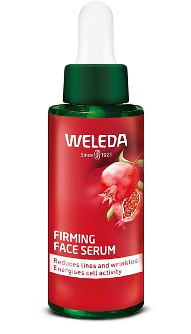 Serums ar granātābolu eļļu un makas peptīdiem sejas ādas tvirtumam