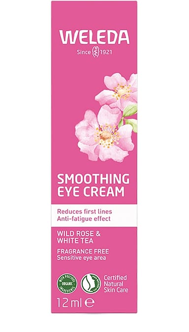 Wild Rose & White Tea izlīdzinošs krēms ādai ap acīm