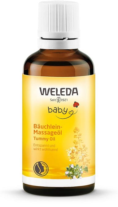 Eļļa zīdaiņu vēderiņu masāžai