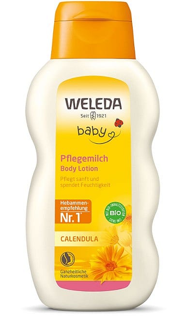 Kliņģerīšu pieniņš ķermenim bērniem